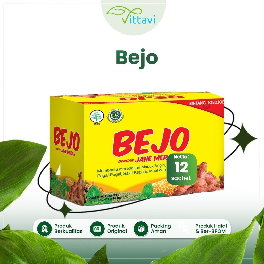 Bejo Bintang Toedjo- Obat Herbal Mengatasi & Mengobati Masuk Angin Tolak Angin