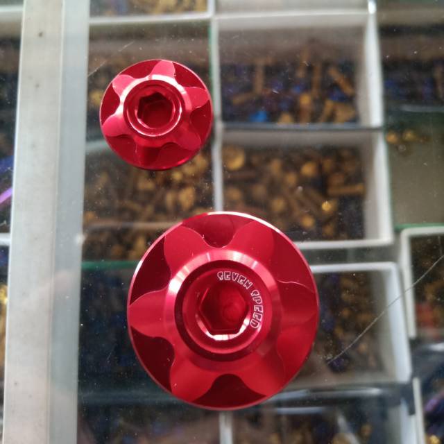 Baut tutup cover koin coin magnet suzuki satria fu smash variasi