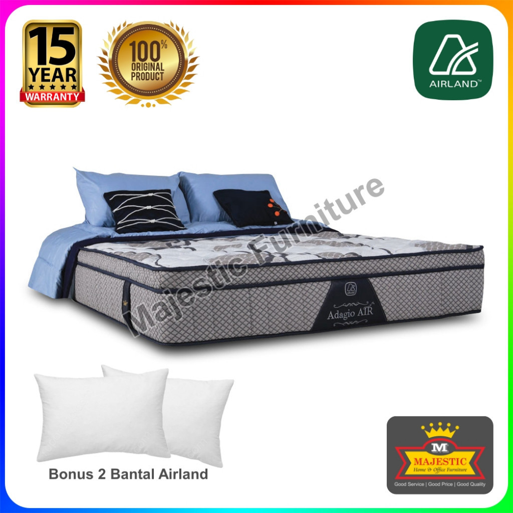 Kasur Springbed Airland Adagio Air - 90/100/120/160/180/200 - Airland Springbed (Jogja)