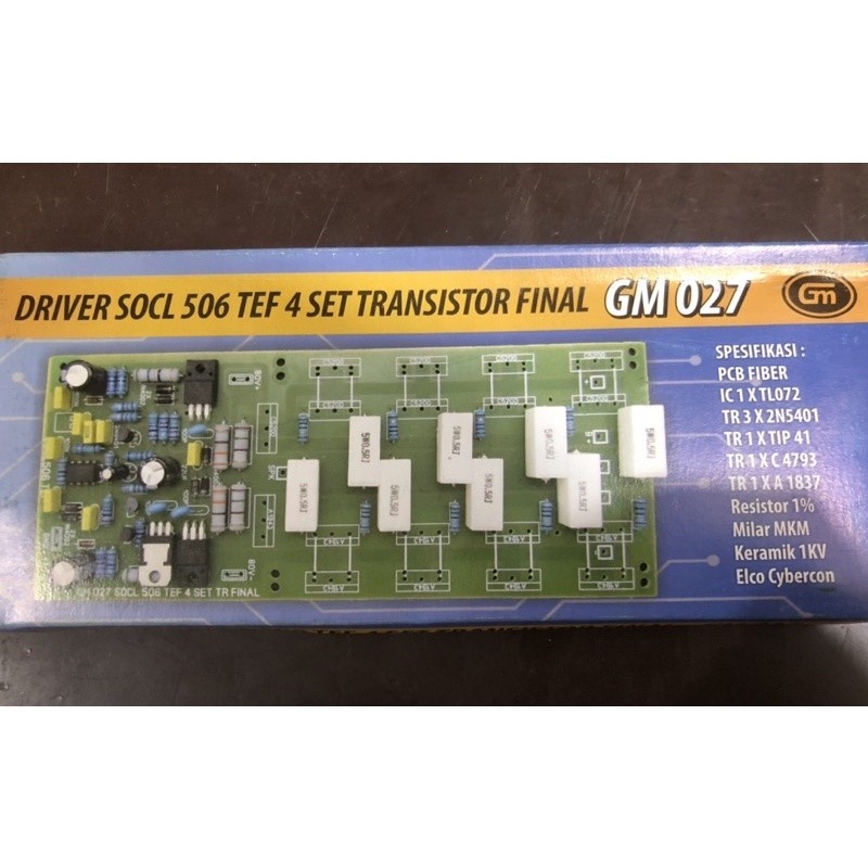 Kit Power SOCL 506 TEF 4 Set Transistor Final GM 027 Mono