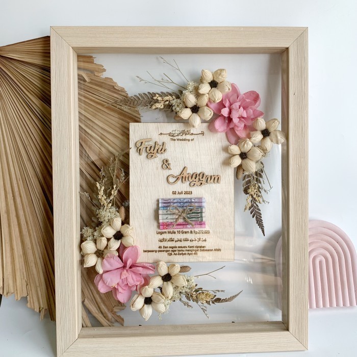 Mahar pernikahan rustic mahar nikah transparan murah elegant