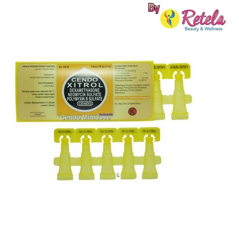 CENDO XITROL MINIDOSE 5 x 0.6ML