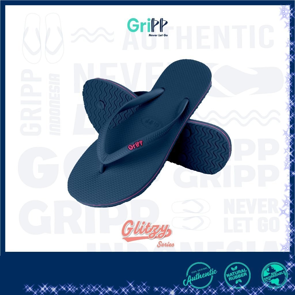 GriPP - Glitzy Blue Snorkel Red Ruby