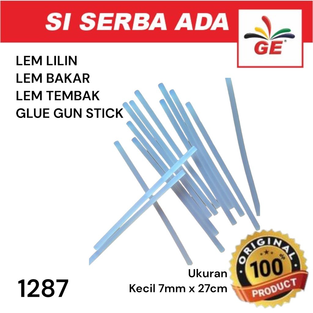 

LEM LILIN / LEM BAKAR / LEM TEMBAK / GLUE GUN STICK / - KECIL/BESAR 1287 1288