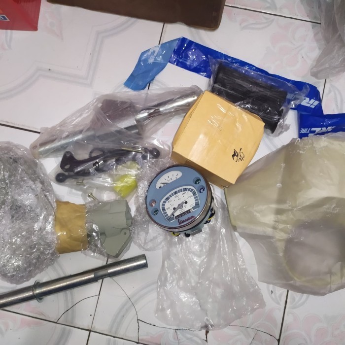 stang set vespa new px minus tanpa headlamp kondisi baru