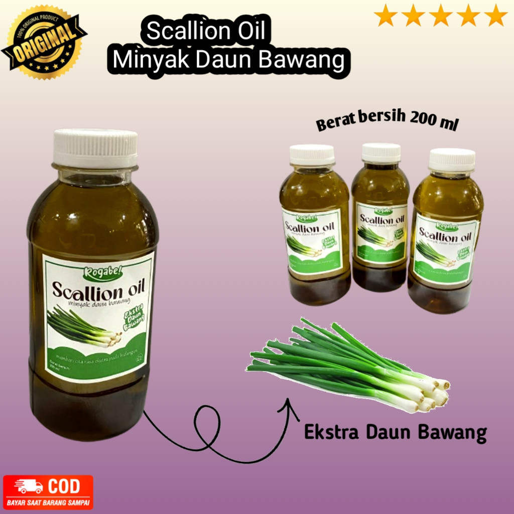 

Scallion Oil 200 ml 100% Original dan Alami - Minyak Daun Bawang / N O