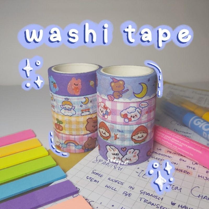 

satuan - washi tape deco journaling packing photocard