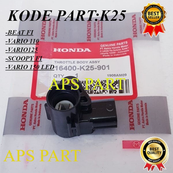 APS PART__ Sensor TPS TVS Beat Scoopy Vario Fi Throttle Body K25