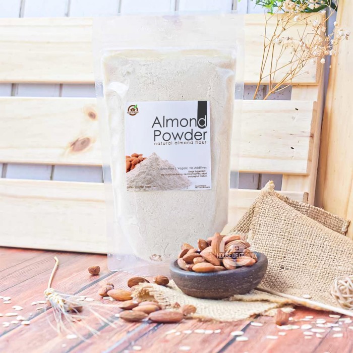 

TERJUAL Natural Almond Meal / Flour ( Tepung Kacang Almond ) 500 Gr
