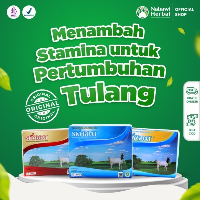 

TERJUAL SKYGOAT - Susu Kambing Etawa Bubuk Sky Goat - Cokelat