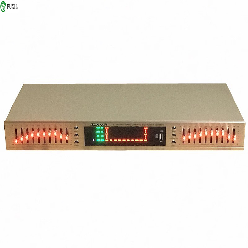 220V EQ665 Equalizer Hifi Home EQ Equalizer Dual 10 BAND Stereo Treble Alto Bass Regulation With Bui