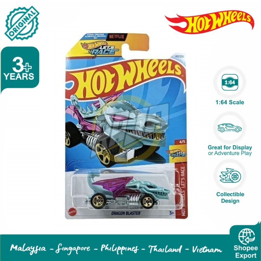 Hot Wheels Dragon Blaster - Lot G 2024 - Cvradit