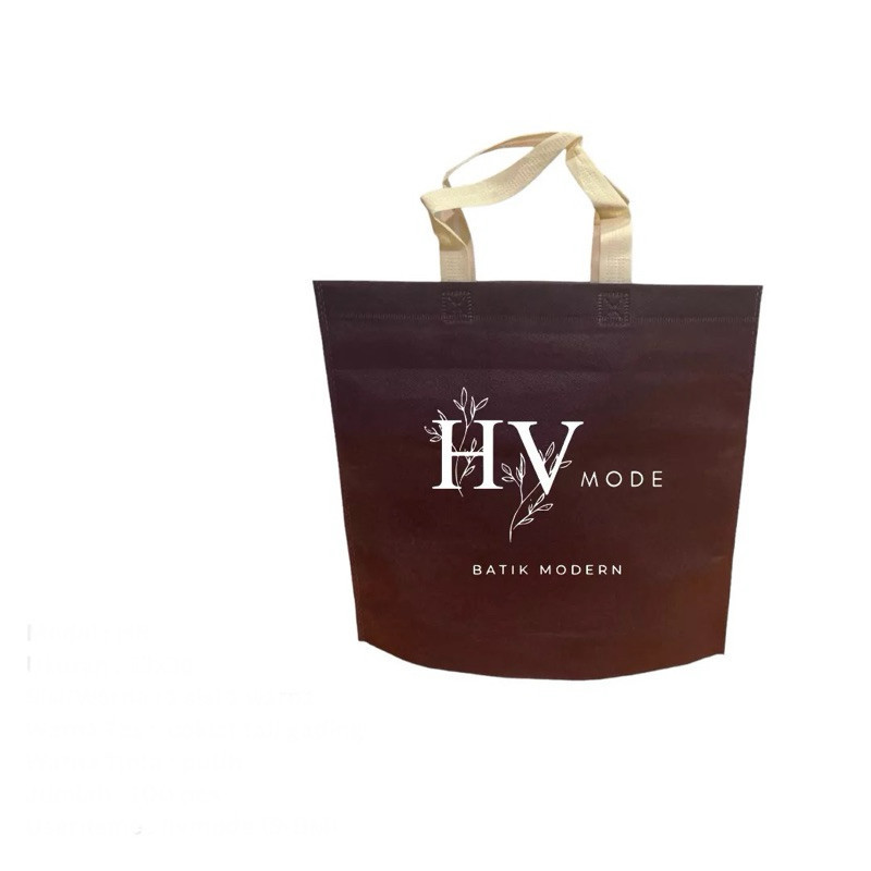 

Kantong Kanvas - Hand Bag Brown - Kantong gift Kado