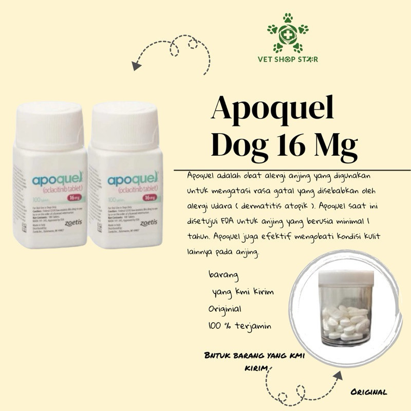 Apoquel 16 mg ( 10 tablet )