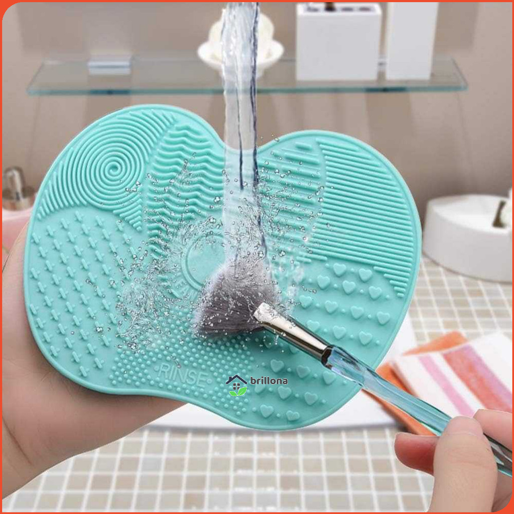 Rinse Pembersih Kuas Make Up Silicone Pad
