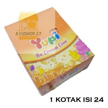 

PERMEN YUPI 1 KOTAK ISI 24PCS - ICE CREAM CONE - AYUSHOP57