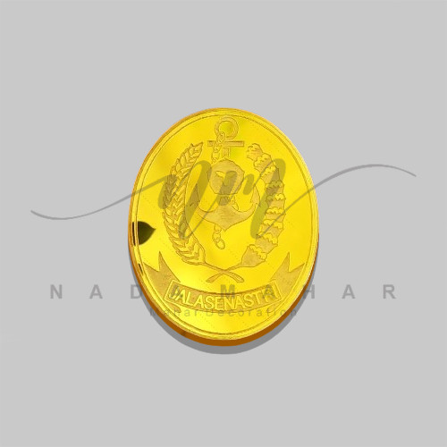 18 - 25 cm Logo JALASENASTRI | Emblem | Lambang Akrilik Cermin | Seserahan Mahar | Chipboard | Scrap