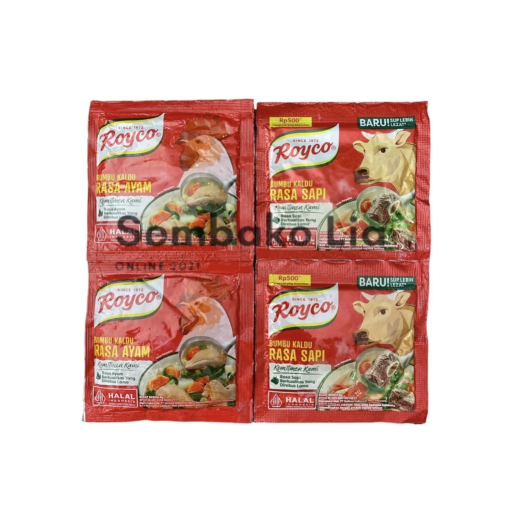 

Royco Renteng Isi 12pc Sachet Royco Bumbu Kaldu