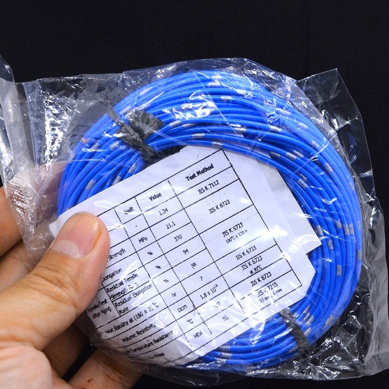 KABEL BINTIK 15M standar motor rol gulung 15 meter tembaga murni grade a motor mobil 0.5 mm .5mm dc 