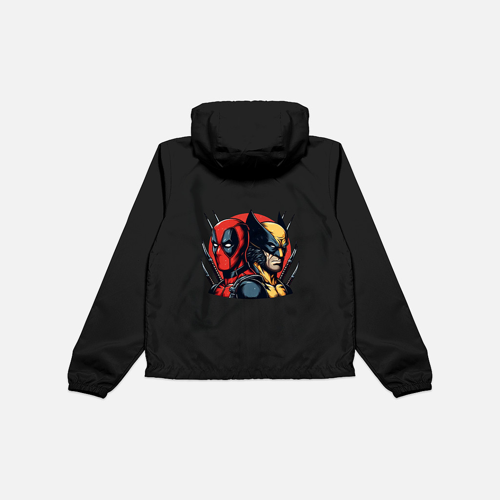 Windbreaker Jacket Deadpool dan Wolverine