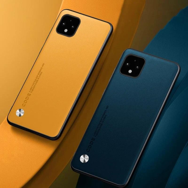 New Phone case Google Pixel 4 XL Carbon Fibre Leather Silicone Protection Casing For Google Pixel 4 