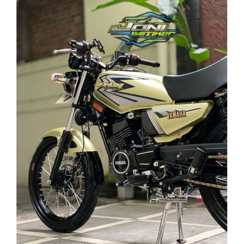 Striping Lis Sticker Standar Ori Yamaha RX-KING 2002 Gold silver Striping RX-King striping RX king