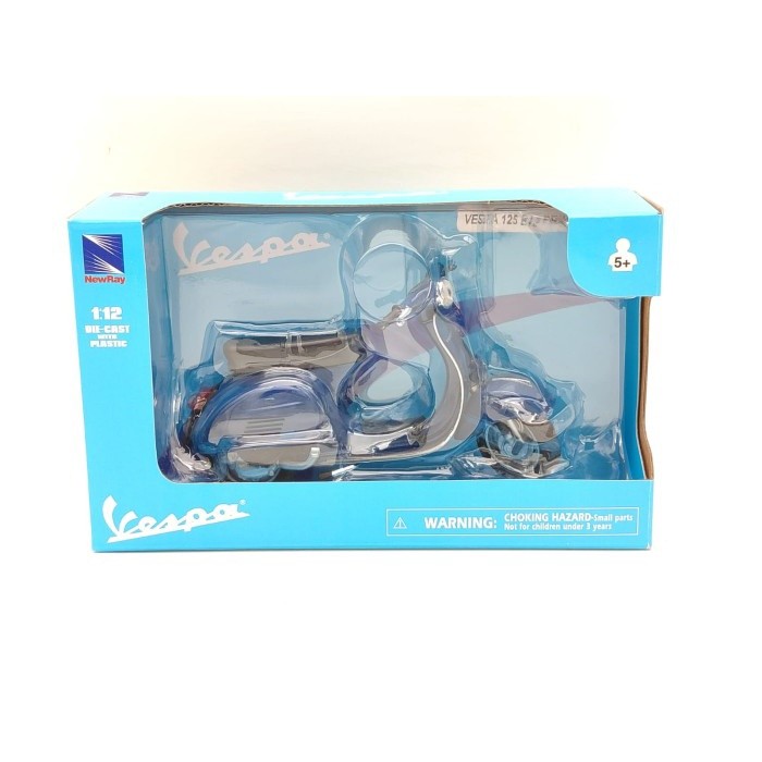 Diecast Miniatur Motor Vespa 125 Primavera 1/12 Diecast Motorcycles