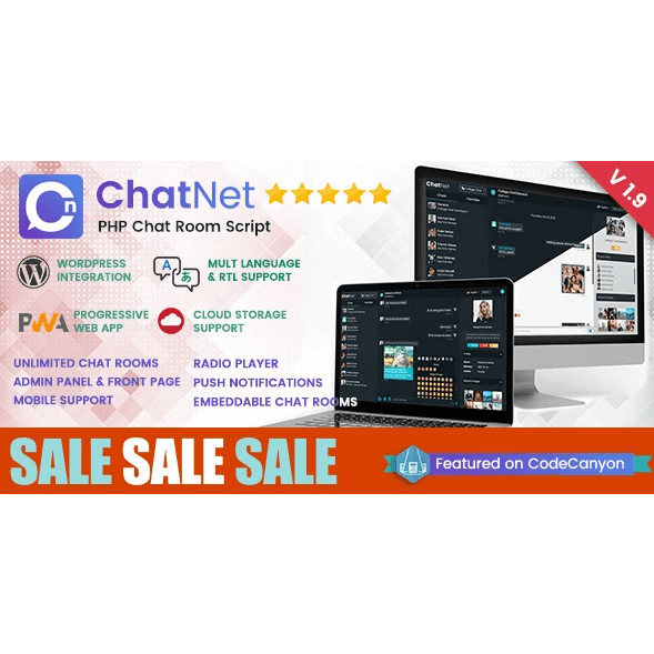 ChatNet – PHP Chat Room & Private Chat Script