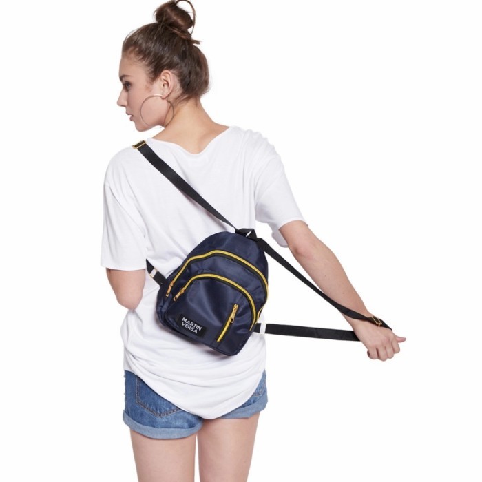 sling bag wanita martin versa logo Navy
