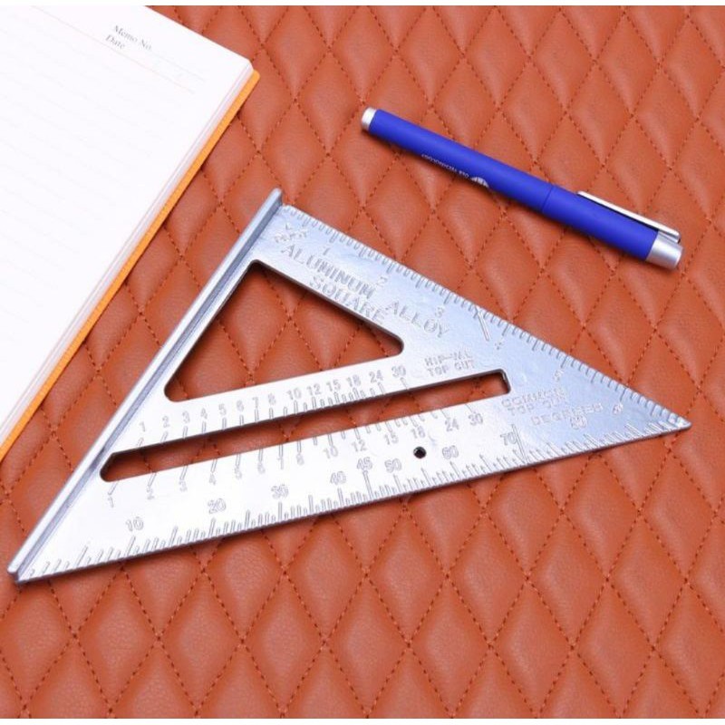 

[BEST PRODUK] MISTAR PENGGARIS SIKU TRIANGLE RULER ALUMINIUM
