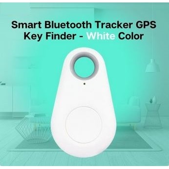 Key Finder Bluetooth Tracker GPS Anti Lost Alarm Wireless - WHITE