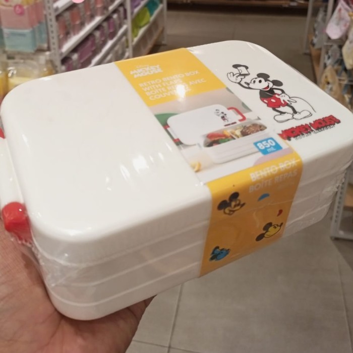 miniso Mickey Mouse Retro bento box kotak bekal makan