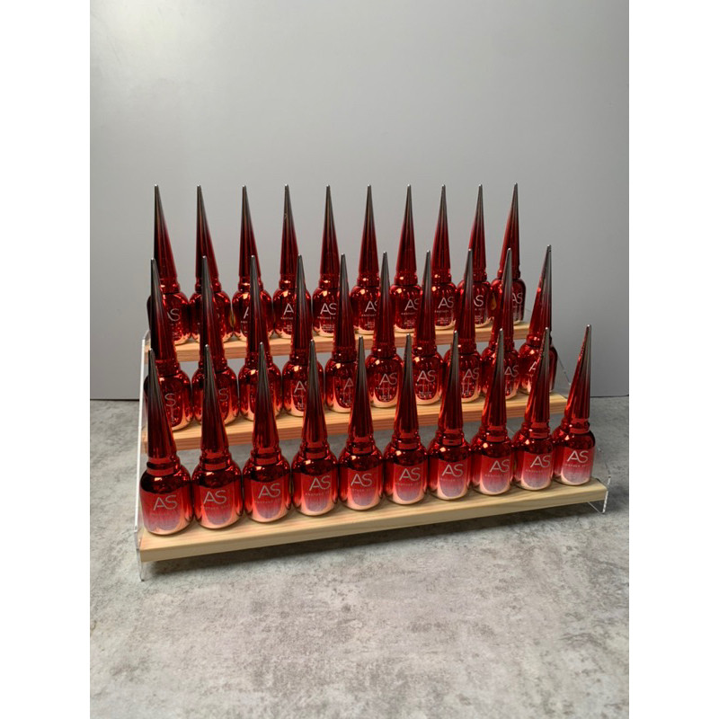 NAIL DISPLAY ACRYLIC KAYU RAK PAJANGAN KUTEK