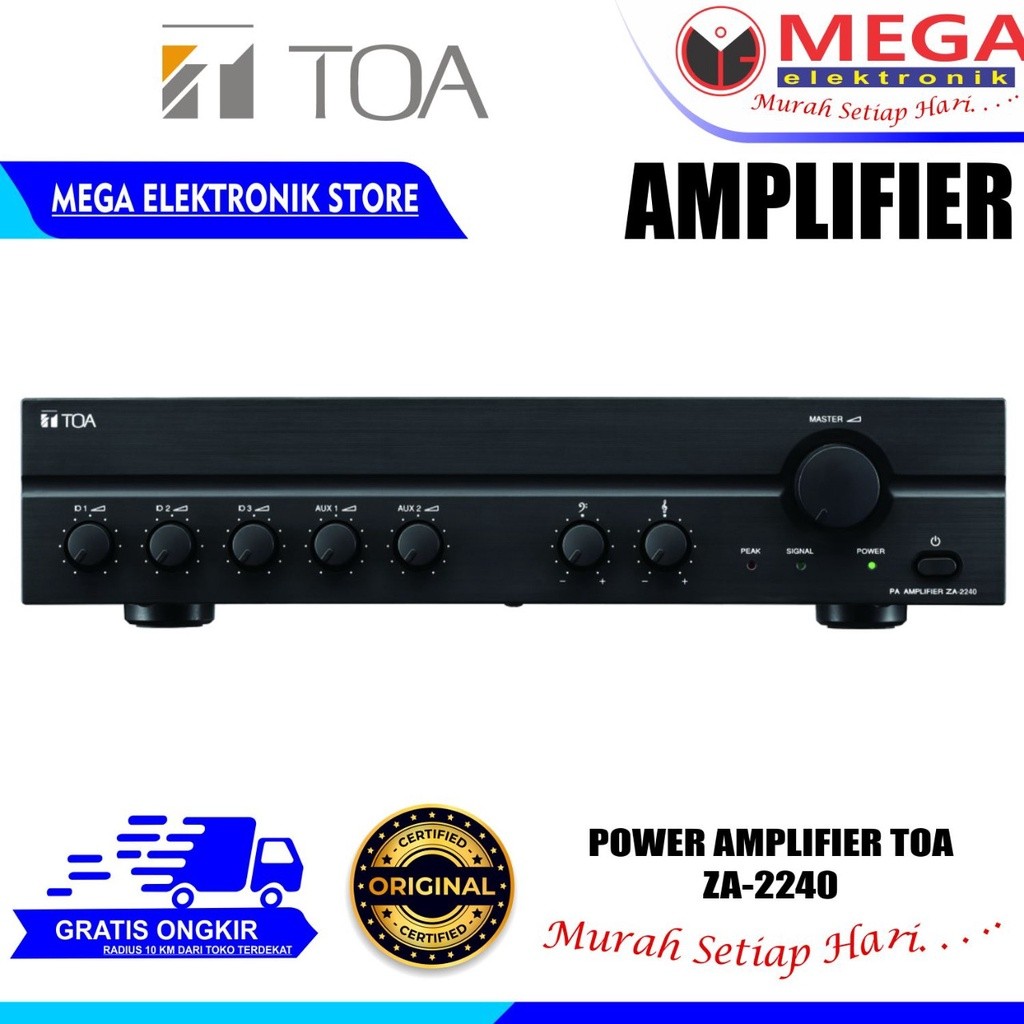 AMPLIFIER TOA  ZA-2240 MIXER AMPLIFIER TOA ZA2240 240 WATT 100% ORIGINAL