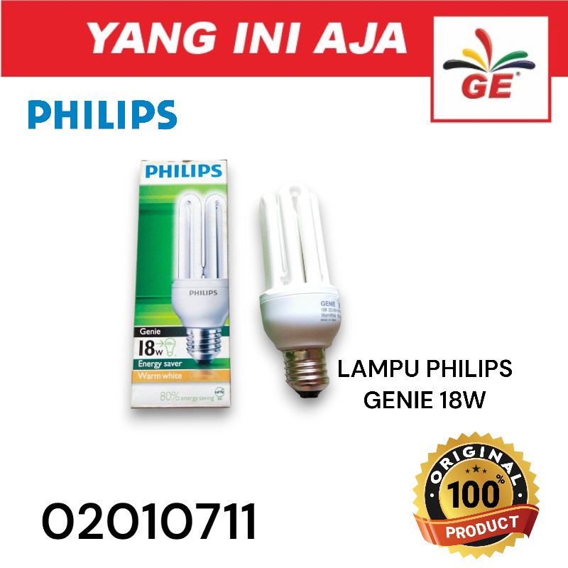 LAMPU PHILIPS GENIE 18W E27-KUNING - 02010711