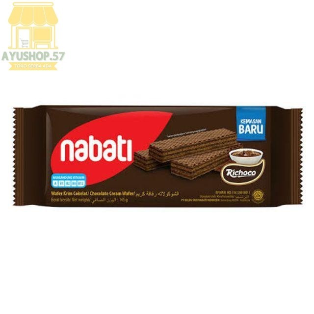 

Richoco Nabati Coklat Wafer [130 g] - AYUSHOP57