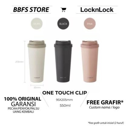 Lock n Lock Energetic One Touch Clip Tumbler 550ML - LHC3249