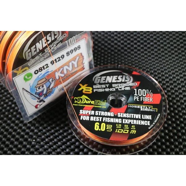 Benang Pancing Duraking Genesis PE 6 - 40 kg senar mancing IDOLA