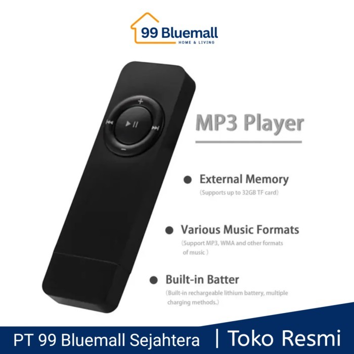 MP3 Player Portable Mini USB 2.0 TF Card 80 mAh Original