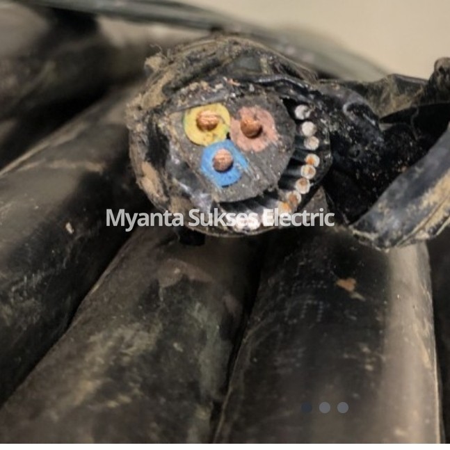 Kabel GBY NYRGBY 3x2,5 3x2.5 mm Kabelindo / Kabelmetal Eceran