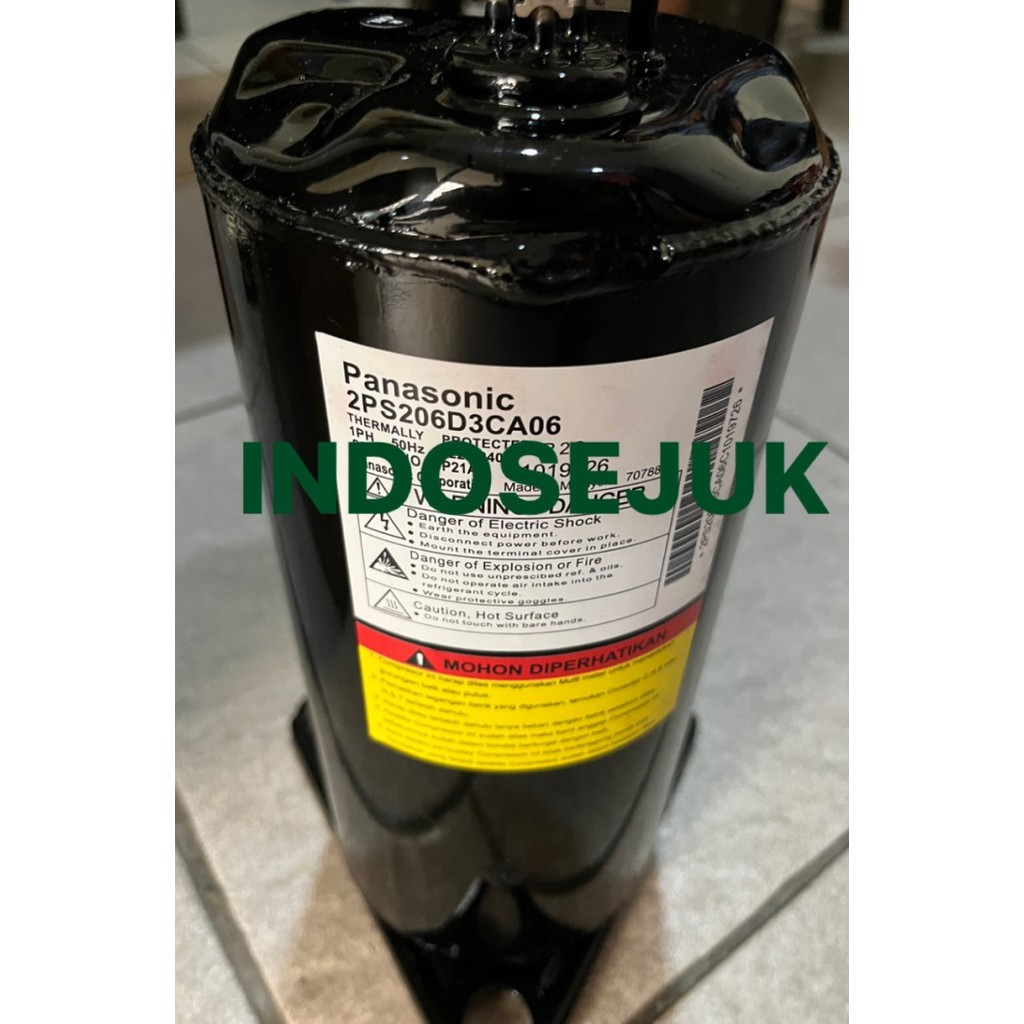 COMPRESOR KOMPRESOR PANASONIC 2PS206 1,5PK R22 / COMPRESSOR AC 1,5PK R22