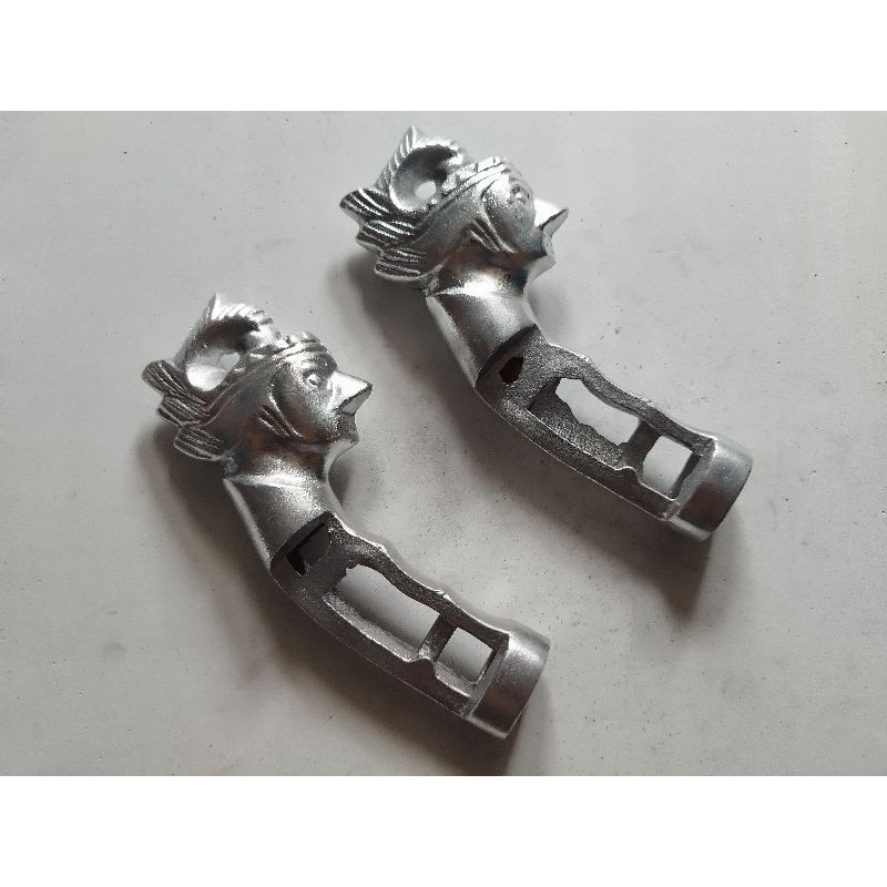 Terlaris new murah Peralatan genggam Aksesoris duralium pegangan gagang golok alumunium motif wayang