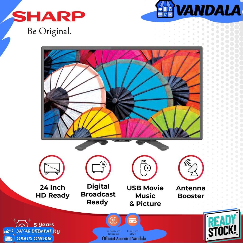 Sharp TV LED 24" HD-Ready TV Digital 24 Inch - 2T-C24GD1400i