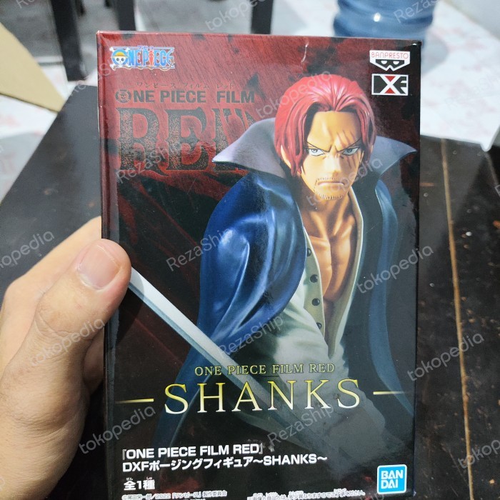 Dxf Akagami No Shanks One Piece Red Figure ori banpresto GLM grandline