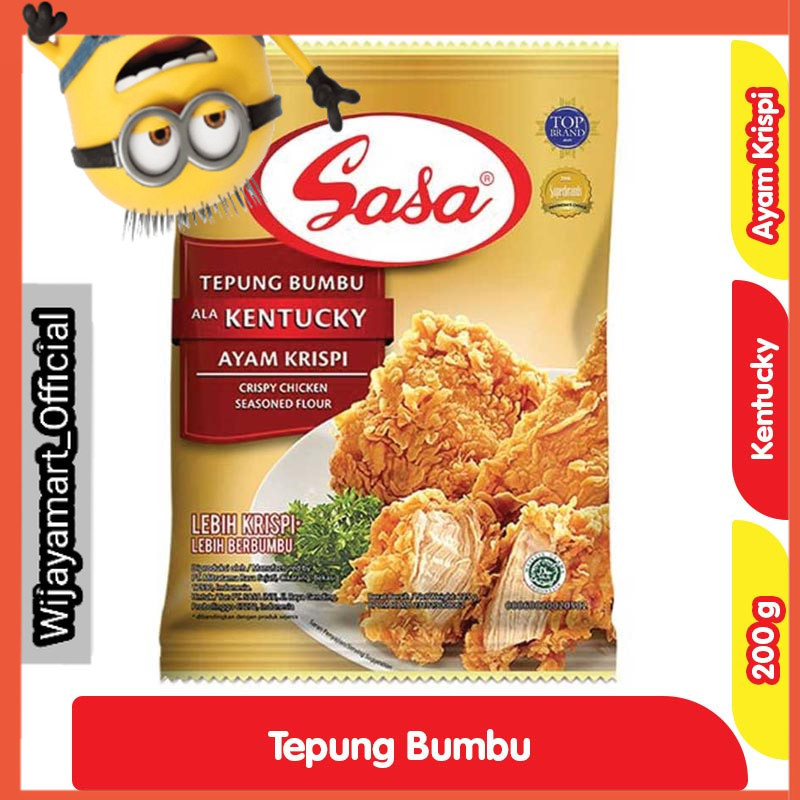 

Sasa Tepung Bumbu Ala Kentucky Ayam Krispi 200 g