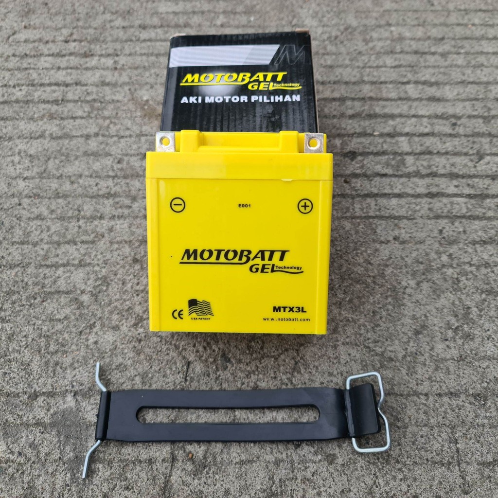 AKI RX KING MOTOBATT PLUS KARET TALI AKI NYA