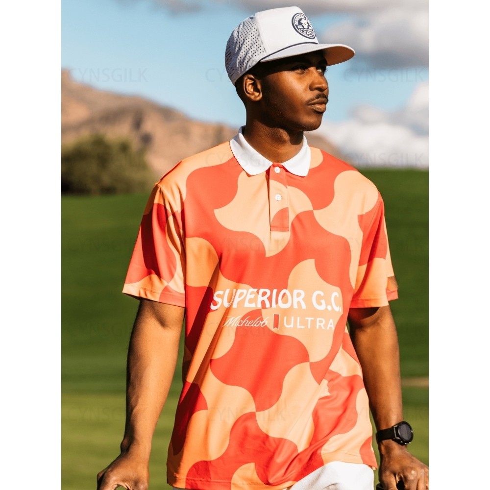 Men's Short Golf wear men golf clothing Polo Shirt Short Sleeves Golf Trainning T Shirts High-end Sh