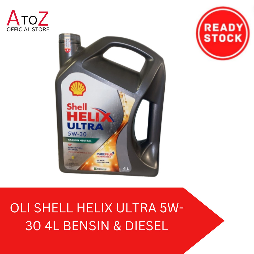 OLI SHELL HELIX ULTRA 5W-30 4L BENSIN & DIESEL