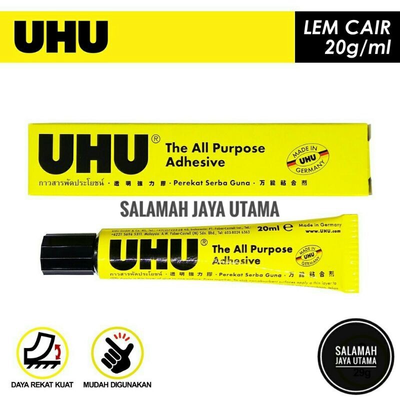 

UHU All Purpose 20 ml / UHU Cair 20 ml / UHU 20ml
