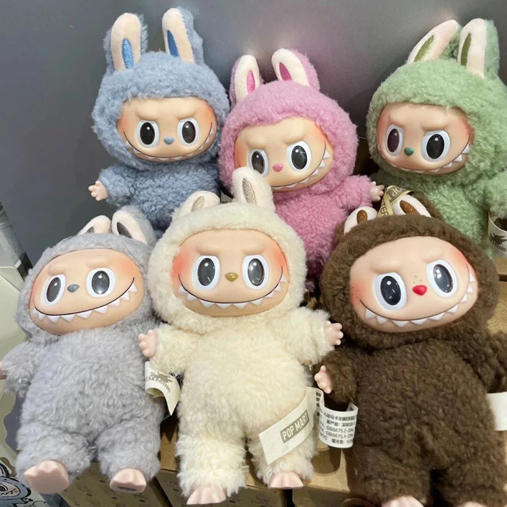 

Labubu THE MONSTERS Throbbing Macaron Vinyl Face Blind Box Toys Movability Cute Dolls Pendant Action Figure Plush Surprise Gifts
